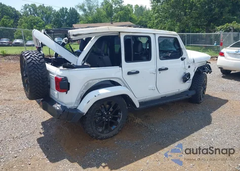 2022 Jeep Wrangler 4Xe Unlimited Sahara 4X4 z USA, uszkodzony, nr VIN 1C4JJXP67NW232281